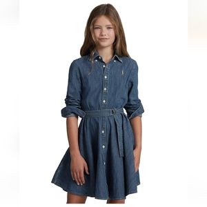 Polo Ralph Lauren Denim Shirt Dress Size 8